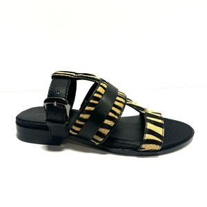 Naturalizer Womens Elva Sandal Zebra Black Size 5 M